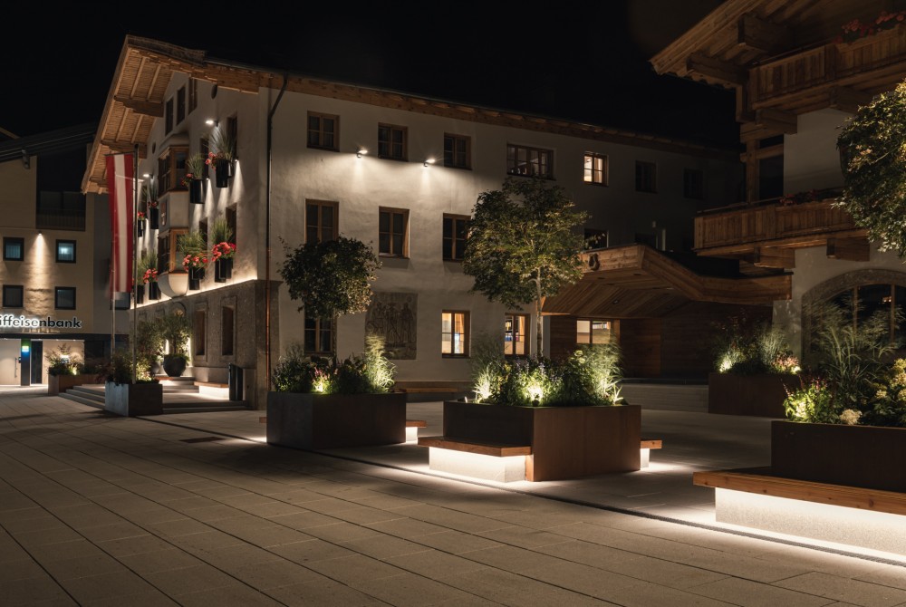 Dorfplatzgestaltung Saalbach